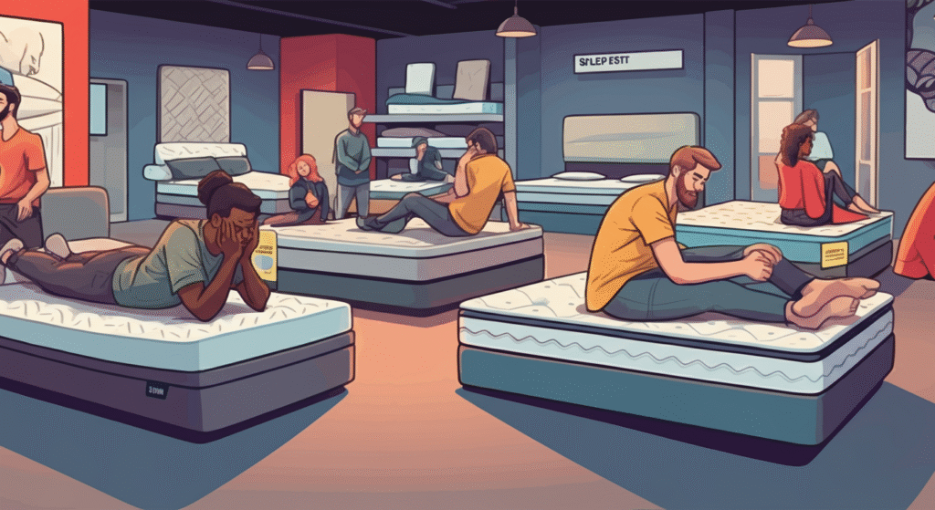 How to Test a Mattress in Store
